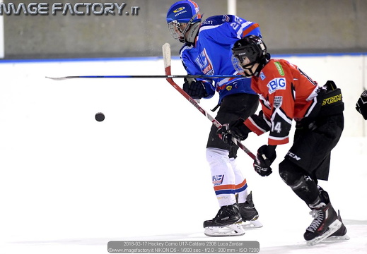 2018-02-17 Hockey Como U17-Caldaro (4-5)